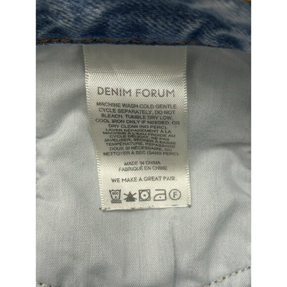 Aritzia DENIM FORUM Women’s Size 28L The BF High Rise Loose Jeans Slim Leg - Picture 9 of 16